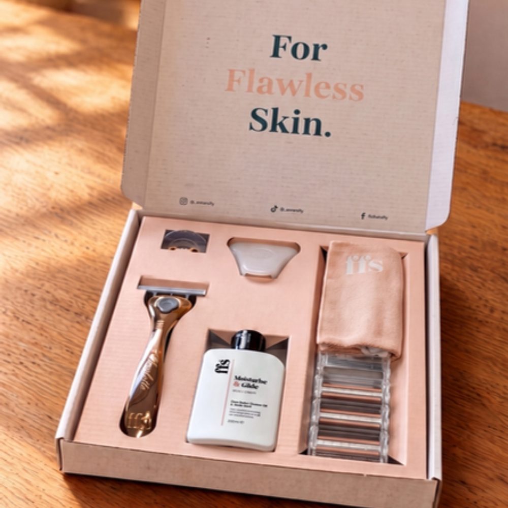 The open FFS razor kit box